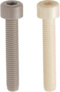 Misumi Plastic Hexagon Socket Head Cap Screws Not Knurled/PPS