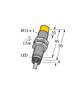 Индуктивный датчик - NI8U-M12-AP6X - 1644100 Turck