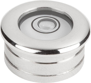Norelem 21804 Bullseye levels with bead-edged frame