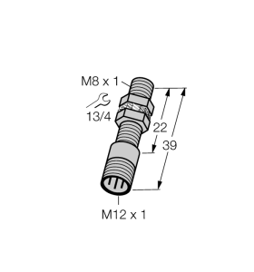 Индуктивный датчик - BI1,5-EG08K-Y1-H1341 - 1003620 Turck