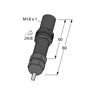 Индуктивный датчикдля подводного применения - BI5-P18-AN6/S139-S1261 - 1650239 Turck