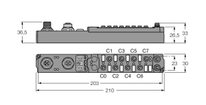 Piconet® автономный модуль DeviceNet™8 цифровых входных фильтров, 3 мс - SDNB-0800D-1007 - 6824459 Turck 