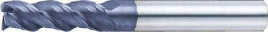Misumi XAL series carbide radius end mill, 3-flute, 45° torsion / regular model