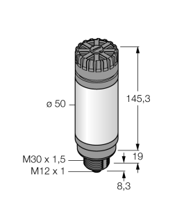 Светодиодный индикаторбашенный индикатор - CL50GRXAPQ - 3010472 Turck