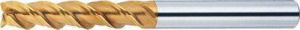 Misumi TSC series carbide multi-functional square end mill, 3-flute, 45° spiral / long model