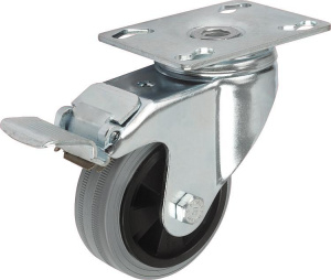Поворотное колесо Norelem 95012_LS, усиленное, со стопором