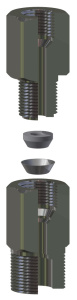 Разрывной диск Schlesinger High Pressure Conical 