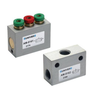 Univer Pneumatic power clamps with hand lever conforming to the N.A.A.M.S. Standard, O 80 mm Series UNM80