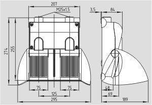 Schmersal. Foot switch - T2F 232-40HD/40HD