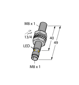 Индуктивный датчик - BI1,5-EG08-AN6X-V1131 - 4602350 Turck