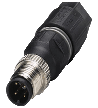 Pepperl+Fuchs. Field-attachable male connector V1S-G-Q2