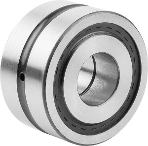 Norelem 23806 Axial angular contact ball bearing, steel double-row