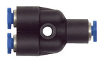 Riegler 109098 Вставной Y-образный соединитель, серия Blue, миниатюрный, для внешней части шланга O 4 мм PY-4