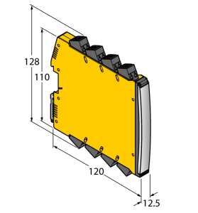 Электромагнитный клапан1-канальный - IMX12-DO01-1U-1U-0/24VDC/CC - 7580103 Turck