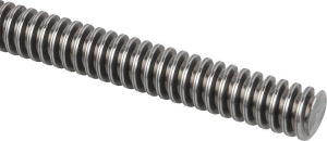 Norelem 24001 Trapezoidal thread spindles double-start, right-hand thread