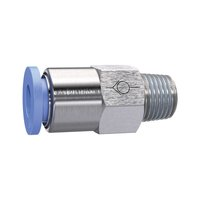 Riegler 151522 Прямой регулирующий клапан серия Blue, шланг-резьба, R 1/4 вн. 203.146-2