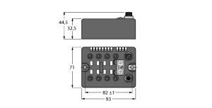 Компактная станция промышленной шины BL для DeviceNet™8 digitale PNP Eingange - BLCDN-8M8S-8DI-P - 6811028 Turck 