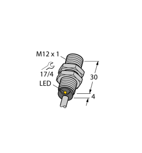 Индуктивный датчик - BI2-G12-Y1X - 40100 Turck