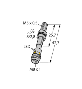 Индуктивный датчик - BI1U-EG05-AP6X-V1331 - 4602117 Turck