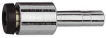 Riegler 108771 Прямой вставной соединитель, заглушка, редукционный, 4 мм, Click-clock 757.0403