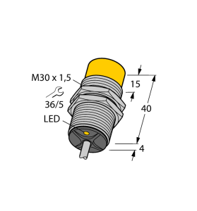 Индуктивный датчик - NI15-G30-Y1X - 40201 Turck