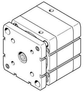 Компактный цилиндр ADNGF-100-50-PPS-A Festo