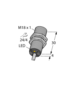 Индуктивный датчик - BI7-G18K-AD4X - 4414540 Turck