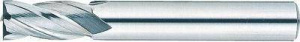 Misumi Carbide square end mill, 4-flute / 2D Flute Length (short) model