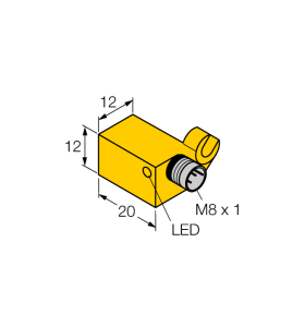 Датчик магнитного полядля пневмоцилиндров - BIM-QST-AN6X-V1131 - 4688300 Turck