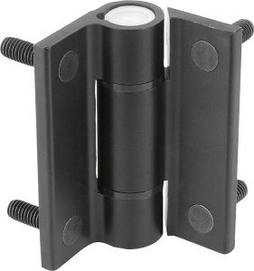 Norelem 27860_B Hinges aluminium, with adjustable friction, Form B