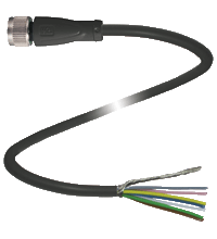 Pepperl+Fuchs. Cable socket, shielded V17-G-2M-PUR