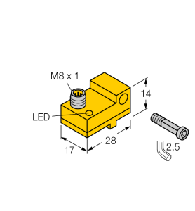 Датчик магнитного полядля пневмоцилиндров - BIM-NST-AP6X-V1131 - 4685800 Turck