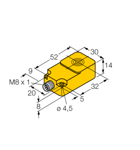 Индуктивный датчикс аналоговым выходом - BI10-Q14-LIU-V1141 - 1534603 Turck
