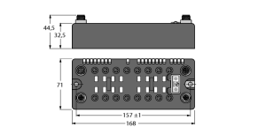Компактная мультипротокольная станция для Industrial Ethernet16 digitale PNP Eingange - BLCEN-16M8LT-8DI-P-8DI-P Turck 