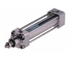ISO roundline double acting stainless steel cylinder, 20mm diameter, 250mm stroke KM/8020/M/250 Norgren