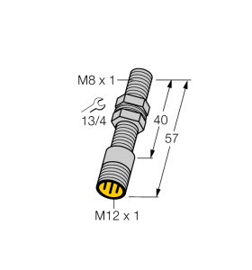 Индуктивный датчик - BI1,5-EG08-Y1-H1341 - 1003502 Turck