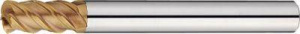 Misumi TSC series carbide composite radius end mill, for high-feed machining, 4-flute, 45° spiral / short model