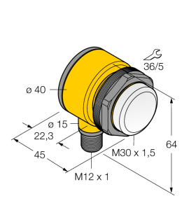 Светодиодный индикатормаяк - T30GRYPQ - 3074024 Turck