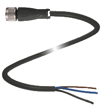Pepperl+Fuchs. Female connector V11-G-BK5M-PVC-U