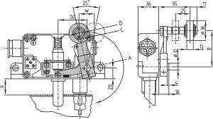 Schmersal. Door locking devices - AV 15LHX30U 45 GR.N 