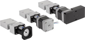 Norelem 21080 Positioning stages short with coaxial electric drive