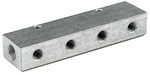 Riegler 112533 Распределительная полоса, один боковой выход, вход 2x3/8, выход 3 x 1/4 VT 15203