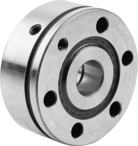 Norelem 23806-01_B Axial angular contact ball bearing, steel, double row with