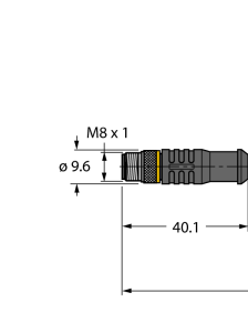 Кабель привода/датчика, ПВХСоединительный кабель - PSGS3M-10/TEL - 6627421 Turck