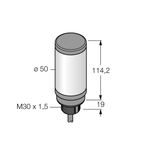 Светодиодный индикаторбашенный индикатор - CL50ZYALS3 - 3088181 Turck