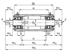 Стационарные подшипниковые узлы VRE319-D
