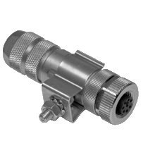 Pepperl+Fuchs. Field attachable female cordset with earth clamp V19-G-ABG-PG9-FE