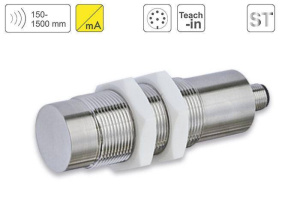 PIL P53-150-M30-I-CM12 Edelstahl Ultraschall Abstandssensor bis 1500 mm Reichweite