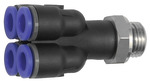 Riegler 135720 Мультираспределитель, серия Blue, 4-ступенчатый, вращающийся, M5 вн. 216.005-4