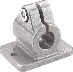 Norelem 29014 Tube clamps flange, aluminium